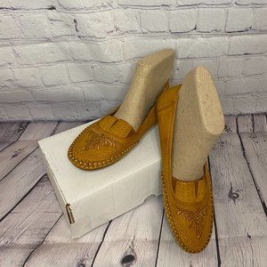 DODO comfort flats loafers TAN BROWN SIZE 8.5